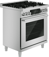 800 Series, Gas freestanding range, 30'', Stainless steel