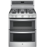 GE Profile™ Series 30" Free-Standing Gas Double Oven Convection Range