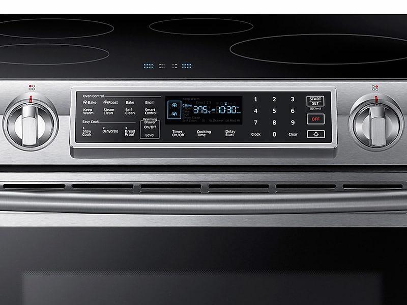 5.8 cu ft. Smart Slide-in Induction Range with Virtual Flame™ in Stainless Steel