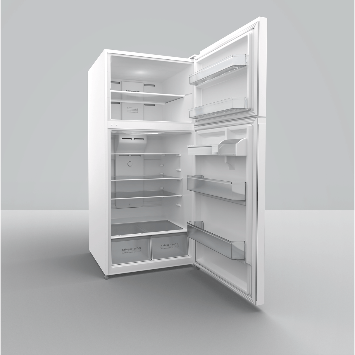 Element Electronics 18.1 cu. ft. Top Freezer Refrigerator - White, ENERGY STAR (EATG18200W)