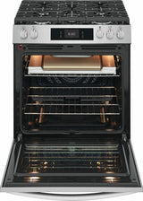 30" Front Control Gas Range with Stone-Baked Pizza