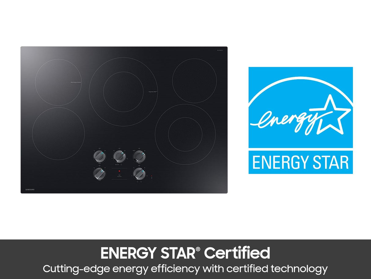 30" Electric ENERGY STAR ® Certified Cooktop with Illuminated Knobs
