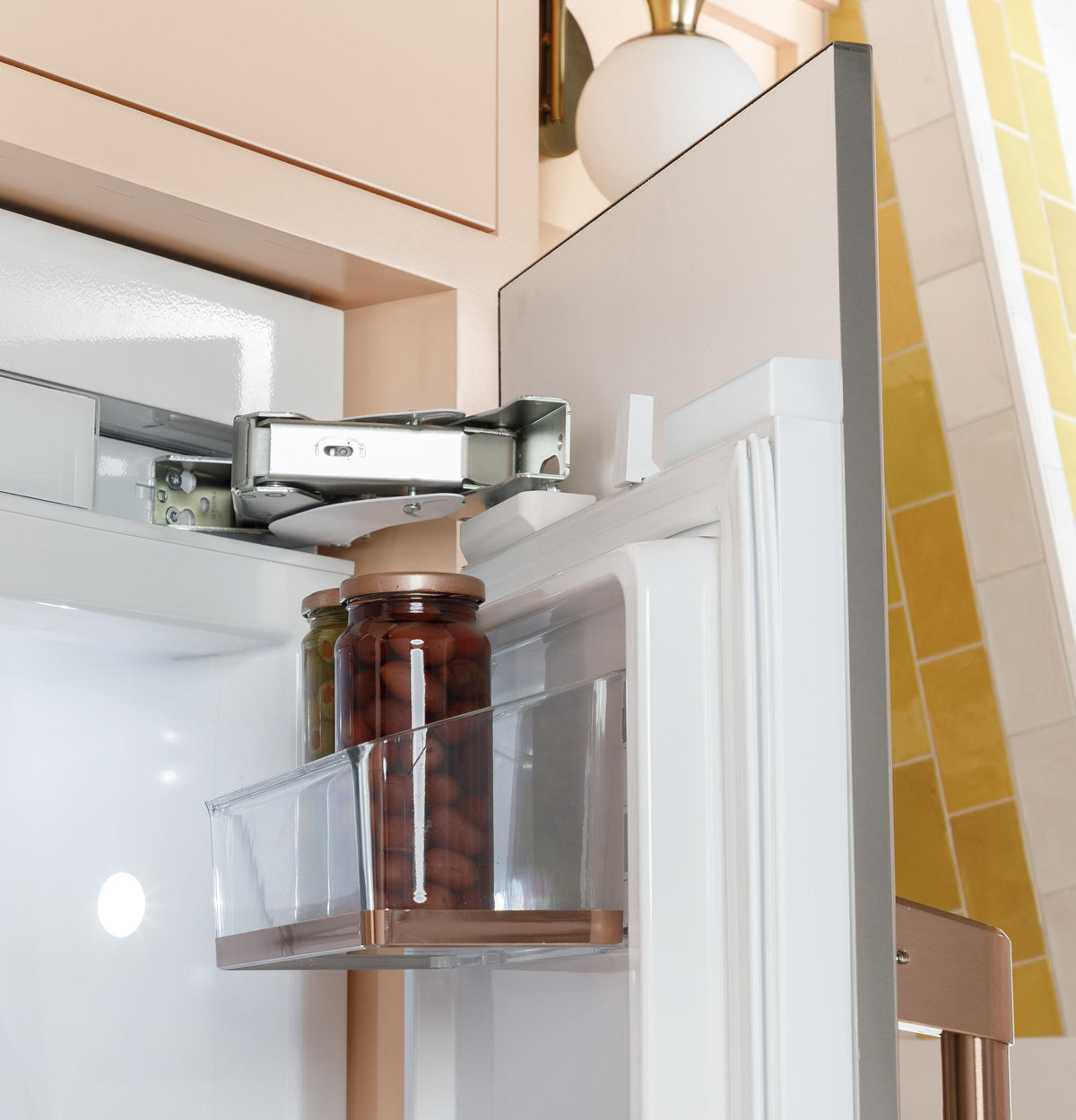 CAFE™ 36" Panel-Ready Integrated Bottom-Freezer Refrigerator - Left Swing