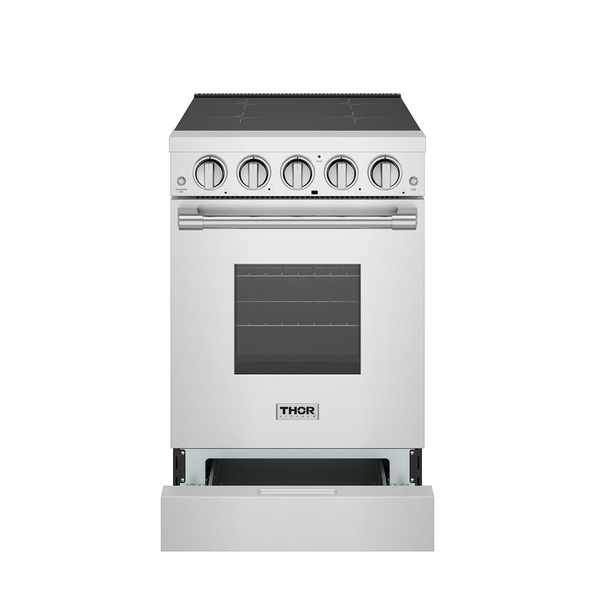 24 Inch S Series Professional Induction Range - Stainless Steel