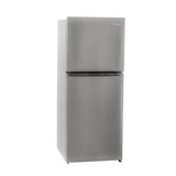 Woods 10.0 cu. ft. Top Mount Frost-Free Fridge in Stainless Steel Look