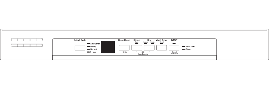 GE® Front Control with Plastic Interior Dishwasher with Sanitize Cycle & Dry Boost
