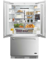 DCS Activesmart Refrigerator 36" Integrated French Door With Ice - 72" Tall