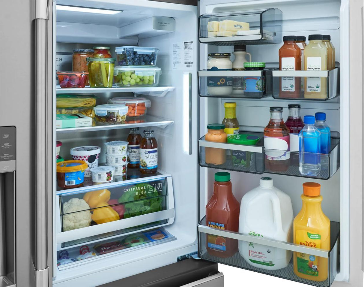 21 Cu. Ft. Counter-Depth 4-Door French Door Refrigerator