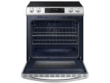 Bespoke 6.3 cu. ft. Smart Slide-in Electric Range with Air Fry & Convection in White Glass