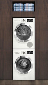 800 Series Cond. Dryer - 208/240V, Cap. 4.0 cu.ft., 15 Cyc.,63 dBA, SS Drum, Chr. Rev./Door Int. Light, ENERGY STAR