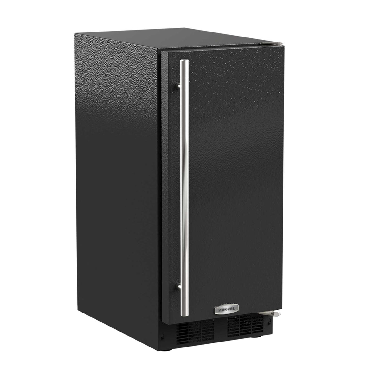 15-In Built-In Clear Ice Machine With Arctic White Illuminice with Door Style - Black, Door Swing - Right, Pump - Yes