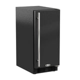 15-In Built-In Clear Ice Machine With Arctic White Illuminice with Door Style - Black, Door Swing - Right, Pump - Yes