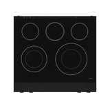 30 Inch Professional Electric Range With Tilt Panel Touch Control In Black/navy Blue  Gordon Ramsay Series