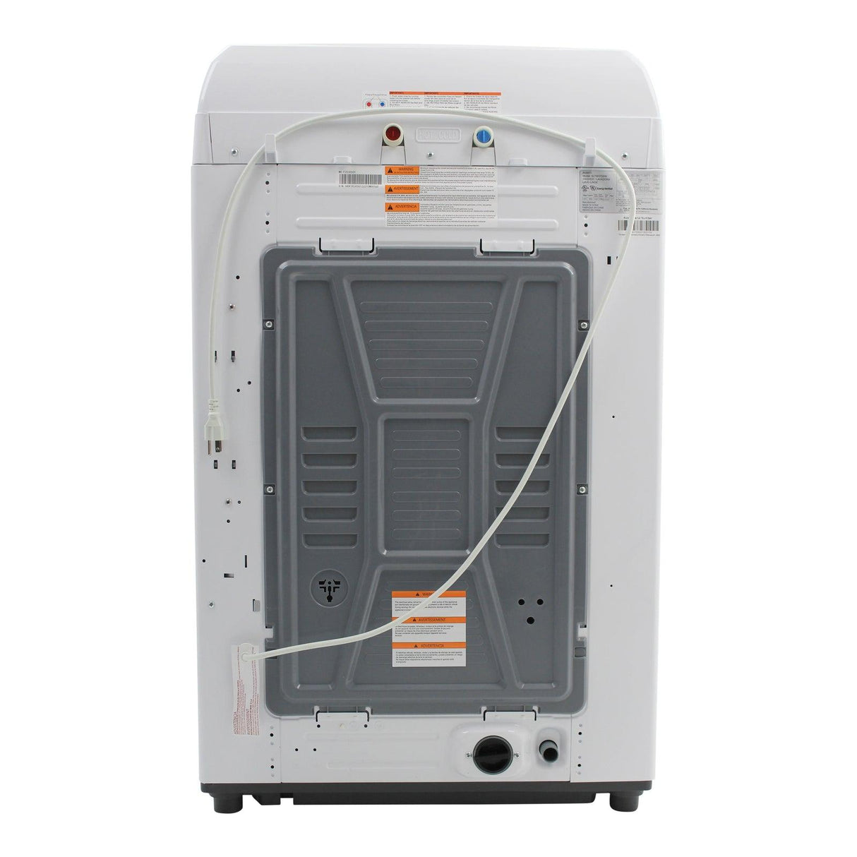 Avanti Compact Top Load Washing Machine, 3.7 cu. ft. Capacity - White / 3.7 cu. ft.
