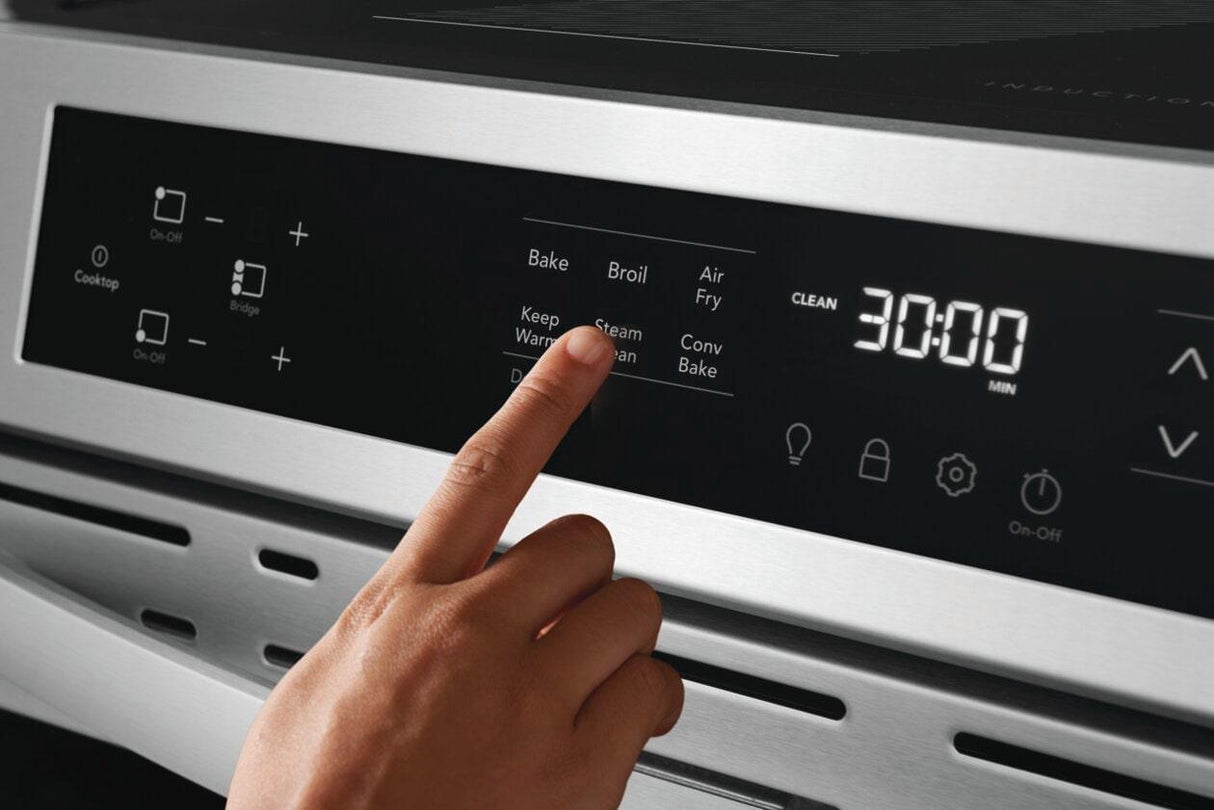 30" Front Control Induction Range with Air Fry