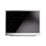 ILVE UNI366QNMPMGC Nostalgie II Noblesse 36 inch Induction Range (Solid Door, Graphite Matte, Chrome)