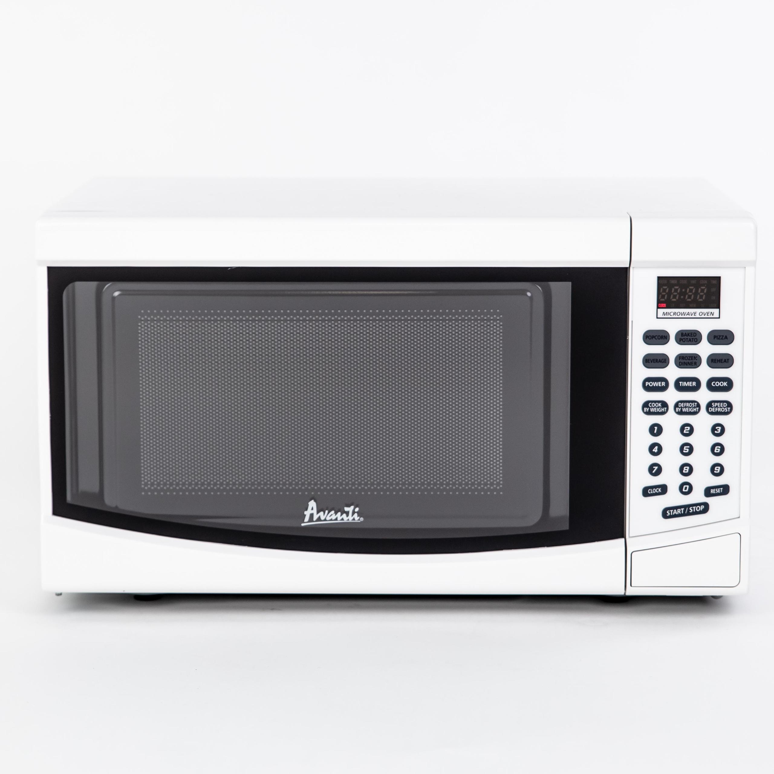 0.7 cu. ft. Microwave Oven - White / 0.7 cu. ft.