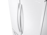 28 cu. ft. Large Capacity 3-Door French Door Refrigerator with Internal Water Dispenser in White