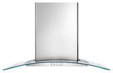 30" Convertible Wall-Mount 400-CFM Glass Canopy Hood