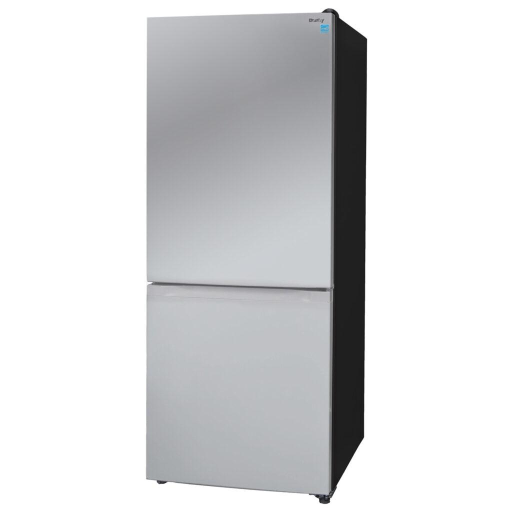 Danby 10 cu. ft. Bottom Mount Apartment Size Fridge in Stainless Steel