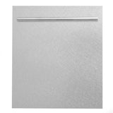ZLINE 24 in. Top Control Dishwasher with Stainless Steel Tub and Modern Style Handle, 52dBa (DW-24) [Color: DuraSnow]