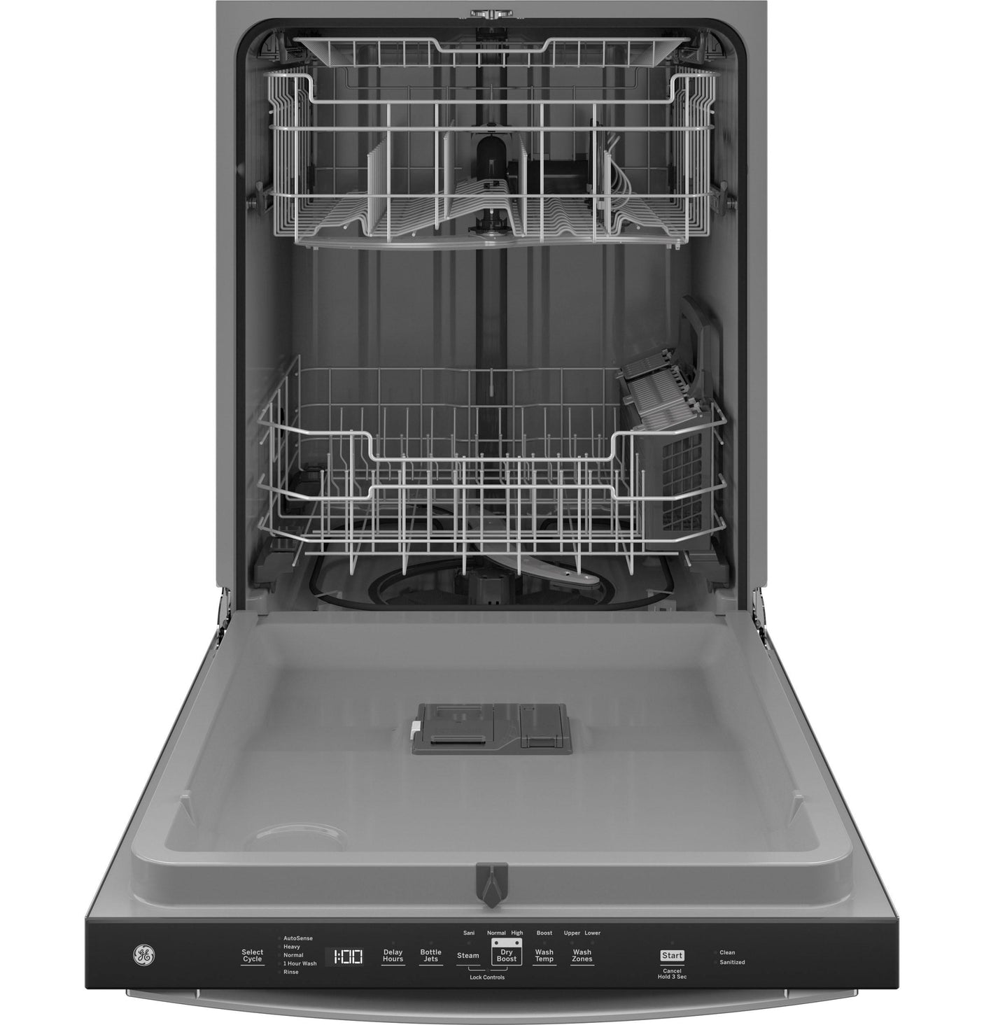 GE® ENERGY STAR® Top Control with Plastic Interior Dishwasher with Sanitize Cycle & Dry Boost