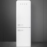 Approx 24" 50'S Style refrigerator with automatic freezer, White, Right hand hinge