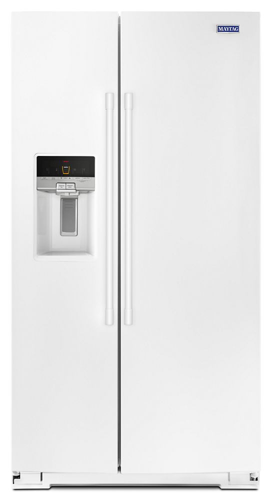 36- Inch Wide Side-by-Side Refrigerator with External Ice and Water- 26 Cu. Ft.