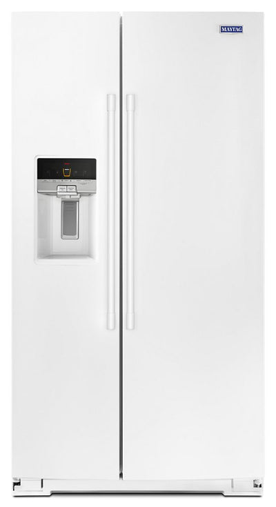 36- Inch Wide Side-by-Side Refrigerator with External Ice and Water- 26 Cu. Ft.