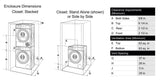 800 Series Cond. Dryer - 208/240V, Cap. 4.0 cu.ft., 15 Cyc.,63 dBA, SS Drum, Chr. Rev./Door Int. Light, ENERGY STAR