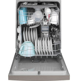 GE® ENERGY STAR® Front Control with Plastic Interior Dishwasher with Sanitize Cycle & Dry Boost