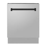 ZLINE Autograph Edition 24" 3rd Rack Top Control Tall Tub Dishwasher in Stainless Steel with Accent Handle, 51dBa (DWVZ-304-24) [Color: Gold]