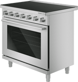 500 Series, Induction freestanding range cooker, 36'', Stainless steel
