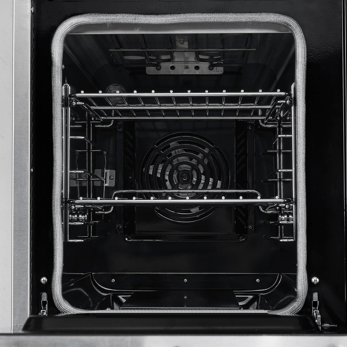 Forno Paolo 48 Inch Freestanding Electric Range, Stainless Steel, 6.7 cu.ft, True Convection Oven, Energy Efficient