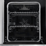 Forno Paolo 48 Inch Freestanding Electric Range, Stainless Steel, 6.7 cu.ft, True Convection Oven, Energy Efficient