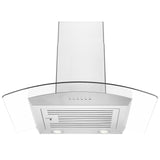 ZLINE Alpine Series Ducted Wall Mount Range Hood in Stainless Steel (ALP70WL)