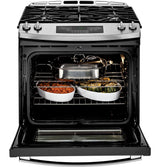 GE® 30" Slide-In Front Control Gas Range
