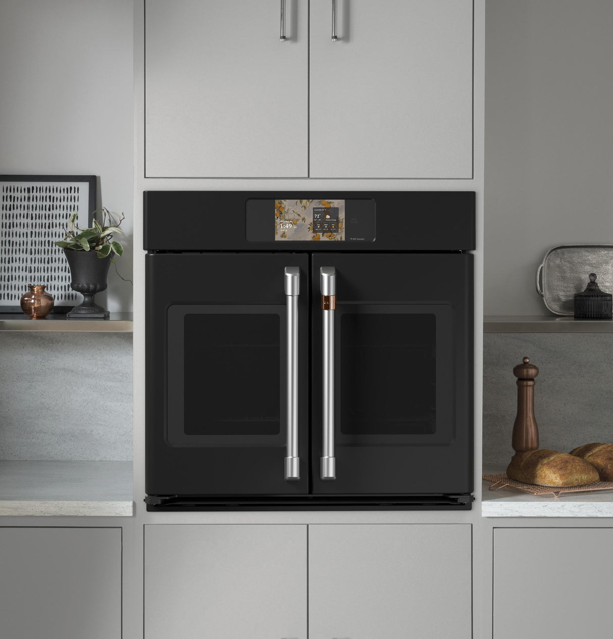 CAF(EBACK)™ Professional Series 30" Smart Built-In Convection French-Door Single Wall Oven