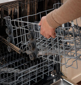 GE® ENERGY STAR® Fingerprint Resistant Top Control with Stainless Steel Interior Dishwasher with Sanitize Cycle