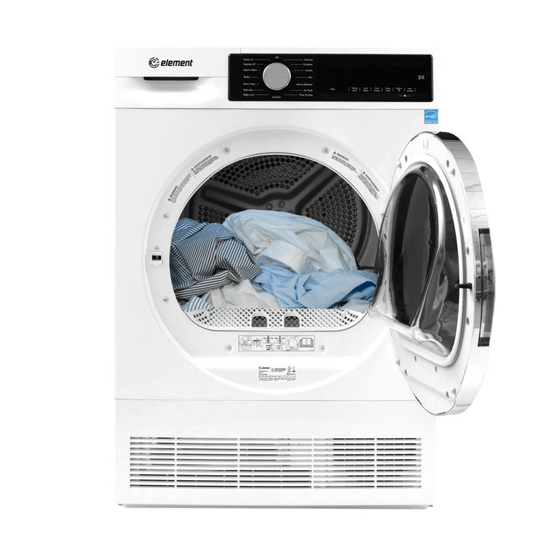 Element 4.0 cu. ft. Front Load Electric Dryer - White, ENERGY STAR (ECD4224EGW)