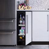 15" Solid Panel Ready Door Beverage Center LH