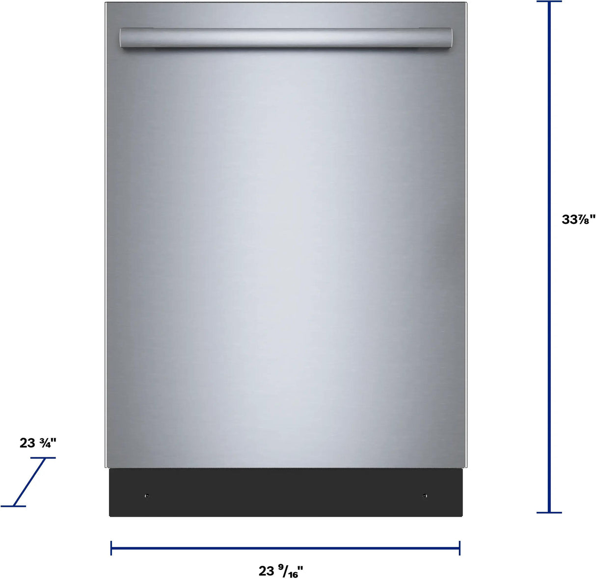 500 Series, built-under dishwasher, 24'', Brushed steel anti-fingerprint