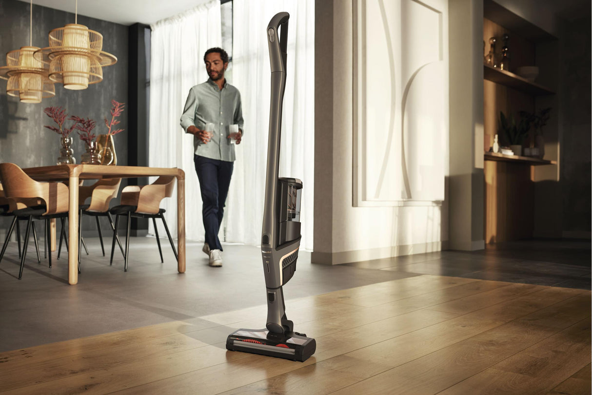 Triflex HX2 Pro Infinity grey PF - Cordless stick vacuum cleaner Consistently high suction power  up to 60+60 min runtime  LED light
