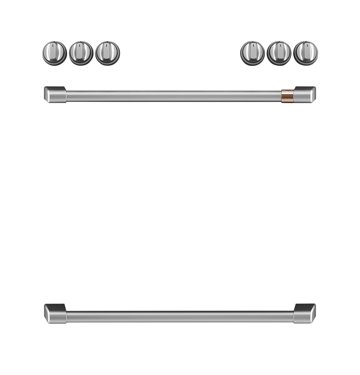 Café™ Front Control Electric Knobs and Handles - Brushed Stainless