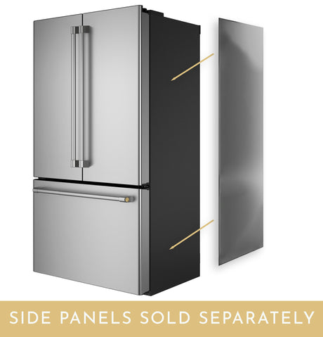 Monogram Stainless Steel Side Panels for French Door Bottom Freezer - Right