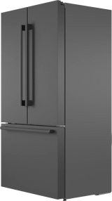 800 Series French Door Bottom Mount Refrigerator 36" Black Stainless Steel