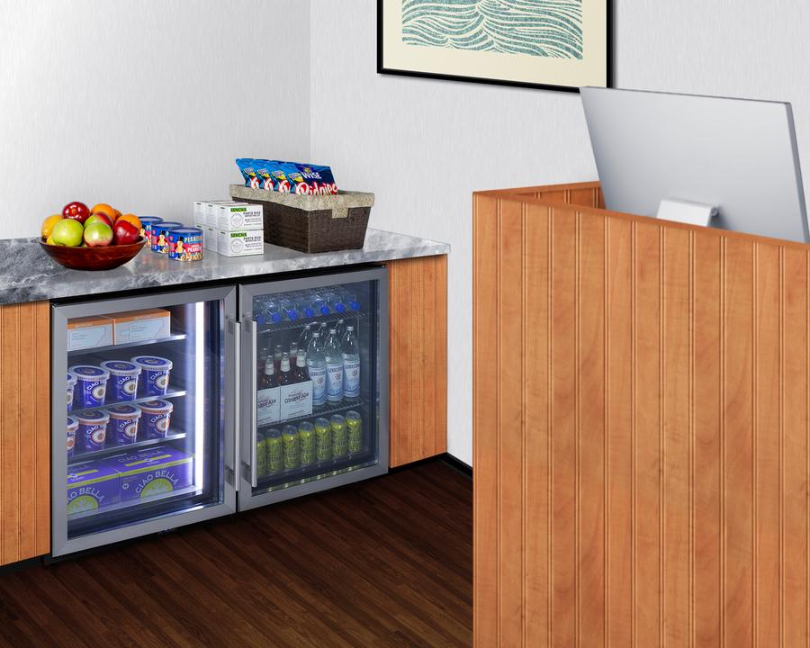 24" Wide Commercial Display Freezer