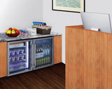 24" Wide Commercial Display Freezer