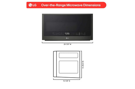2.2 cu. ft. Wi-Fi Enabled Over-the-Range Microwave Oven with EasyClean®