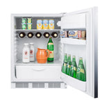 24" Wide All-refrigerator, ADA Compliant